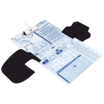 Nakolannik klipbord aluminiowy z paskiem w wersji VFR